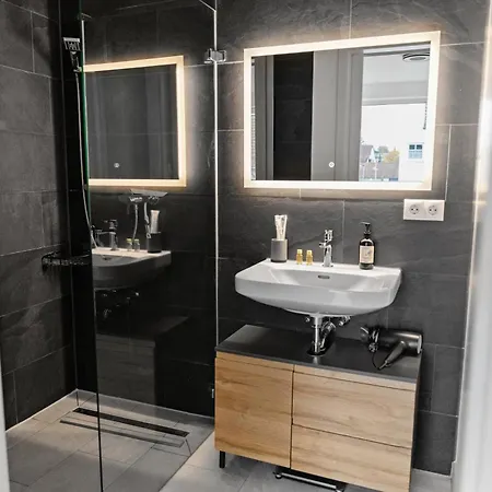 Modern Style Business - Office - Kitchen - Balcony Apartment Herzogenaurach